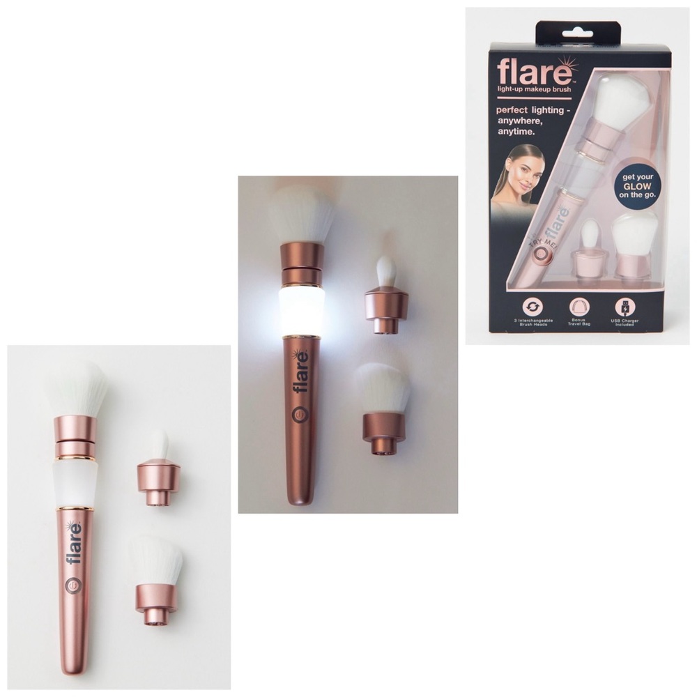 Flare Light Up Makeup Brush